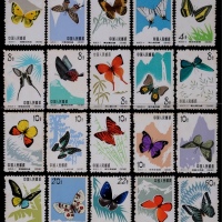  1963年特56蝴蝶新票全套20枚