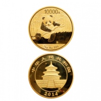  2014年熊猫纪念金币1公斤 完未流通
