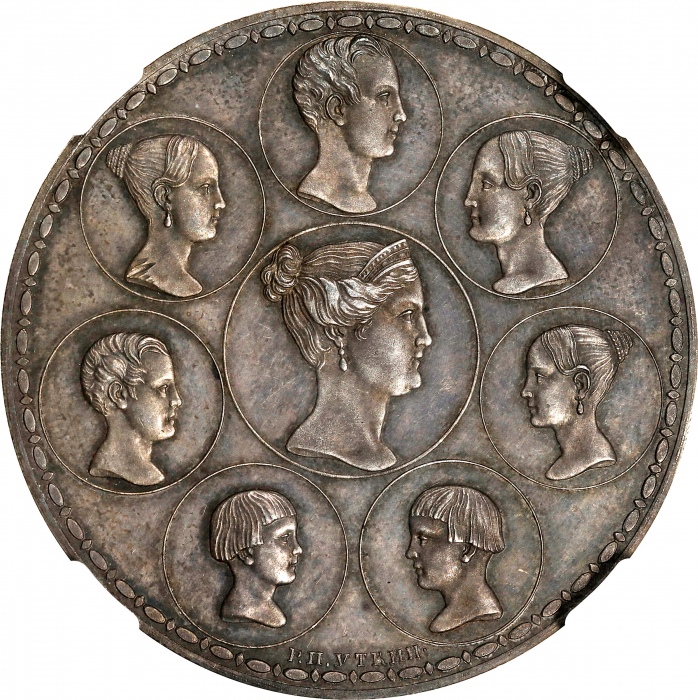 1835年俄罗斯1-1/2卢布银币 NGC MS 63 RUSSIA. Silver 1-1/2 Rubles 1835年俄罗斯1-1/2卢布银币 NGC MS 63 RUSSIA. Silver 1-1/2 Rubles