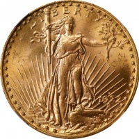  1922-S圣高登双鹰金币 NGC MS 64 1922-S Saint-Gaudens Double Eagle