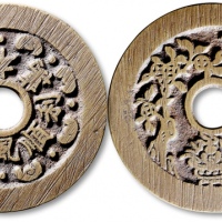  清“顺风大吉一本万利”背“聚宝盆·摇钱树”花钱 极美品