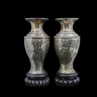  民国银花瓶费文元款 