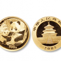  2005年熊猫纪念金币1盎司 完未流通