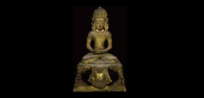  清铜制官造无量寿佛佛像 