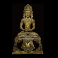  清铜制官造无量寿佛佛像 