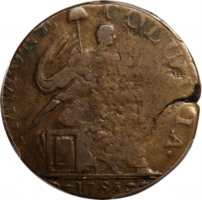  1785年佛蒙特铜币 PCGS VG 10 1785 Vermont Copper