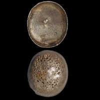  清四川宝源通号十两型圆形银锭 华夏评级XF