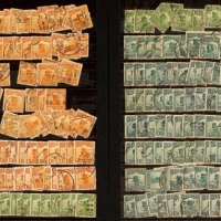  清代民国新中国新旧票一本约1000枚