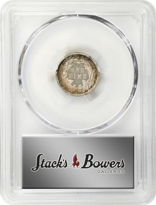  1890年坐像女神10美分 PCGS Proof 67 1890 Liberty Seated Dime