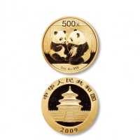  2009年熊猫纪念金币1盎司 完未流通