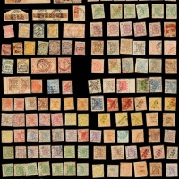  上海工部小龙等旧票一组约196枚