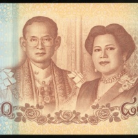  2012年泰国八十銖纪念钞样票，编号9Q0000000，UNC Bank of Thailand, 80 baht, specimen, 2012, specimen number 3369, ser