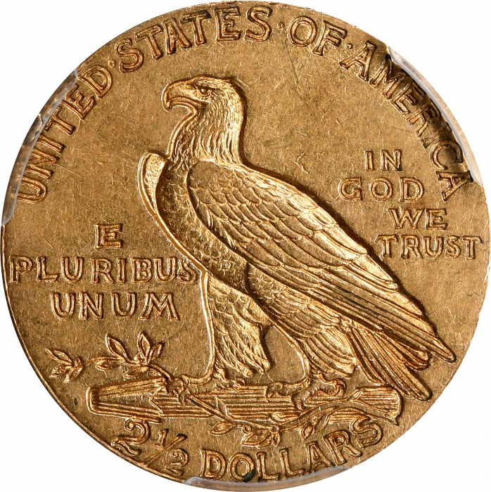  1911-D印第安像1/4美元 PCGS AU 55 1911-D Indian Quarter Eagle