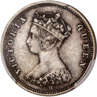  1874-H，1879及1892-H香港维多利亚一毫一组3枚，分别评PCGS XF40，XF Detail (有清洗)及AU55，#46484364，#46484334，#46484379