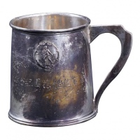  民国 冯玉祥赠军官佐体育操团款纪念银杯