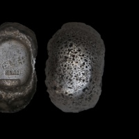  清河北十足色聚增号三益和十两银锭 GBCA AU55