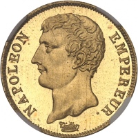  1804年法国拿破仑一世20法郎 NGC SP 66 Napoléon Ier (1804-1814). 20 francs Napoléon Empereur