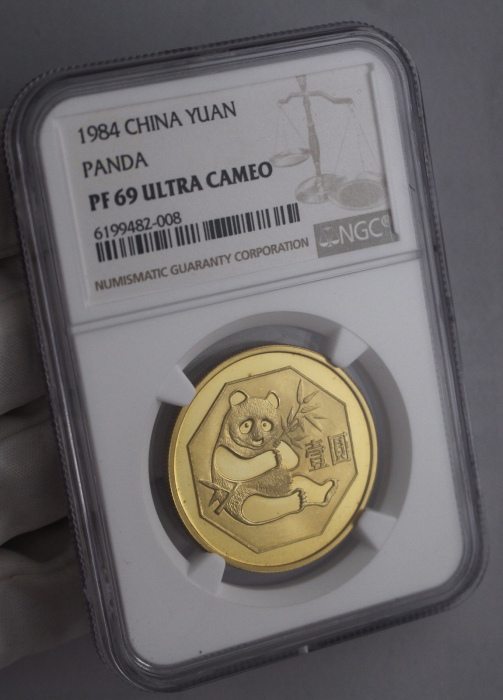  1984年熊猫铜币 NGC PF69UC