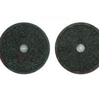  明麻姑献寿背十二生肖花钱 华夏 古 XF82