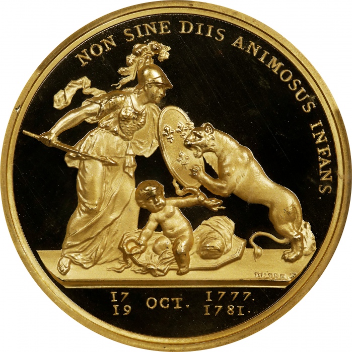  1781年美国自由勋章 PCGS PR 69 1781 (2000) Libertas Americana Medal