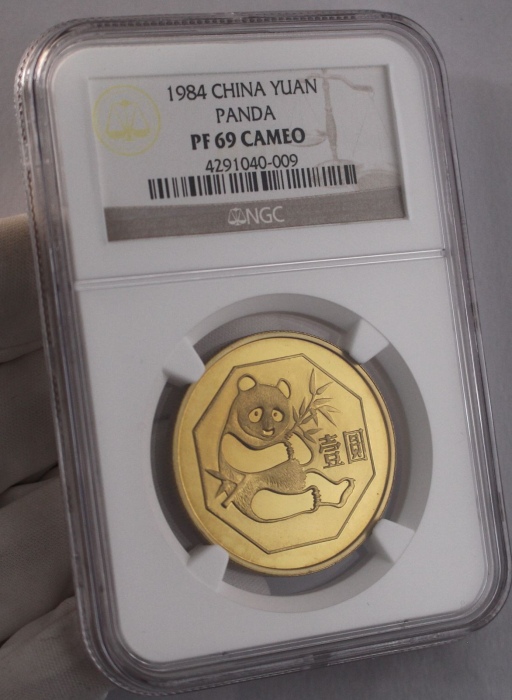  1984年熊猫铜币 NGC PF69CA（老标）