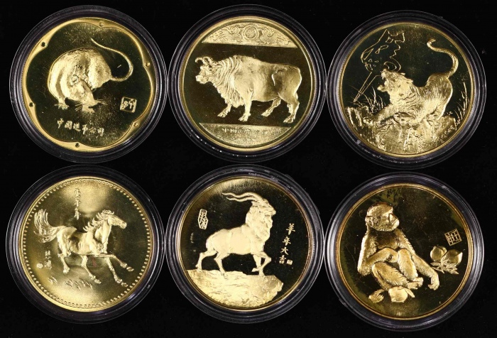  1981-1992年上币生肖精制铜章（33mm）