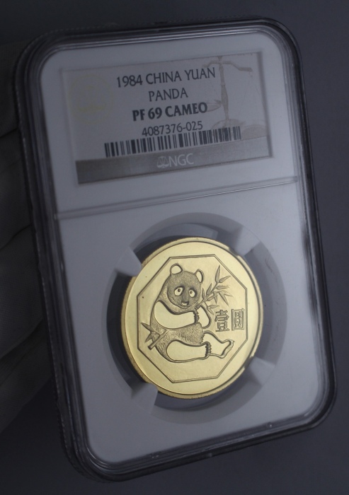  1984年熊猫铜币 NGC PF69CA（老标） 