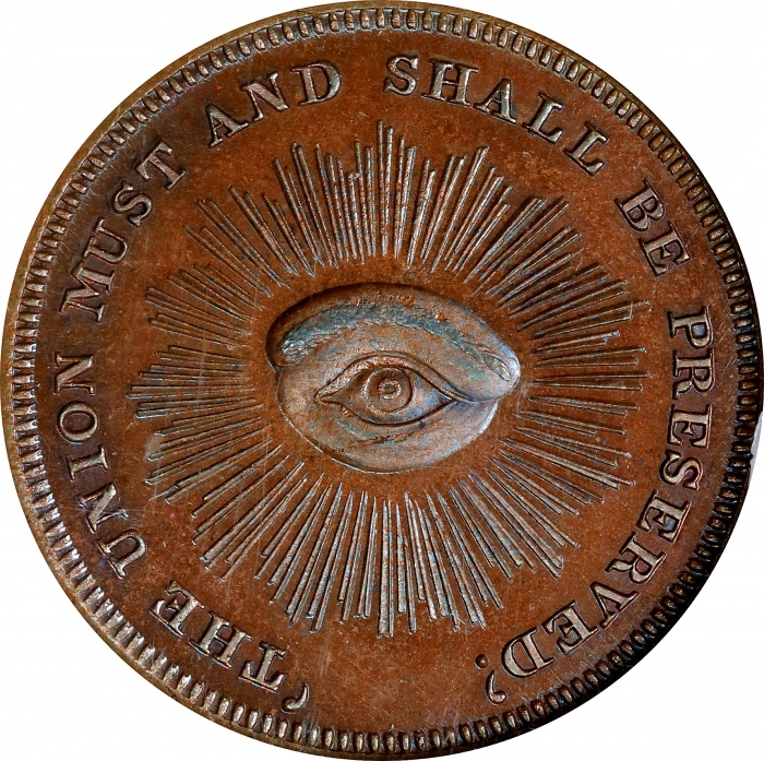  1799年辛辛那图斯联盟勋章 NGC MS 66 1799 Cincinnatus of America - The Union Must Medal