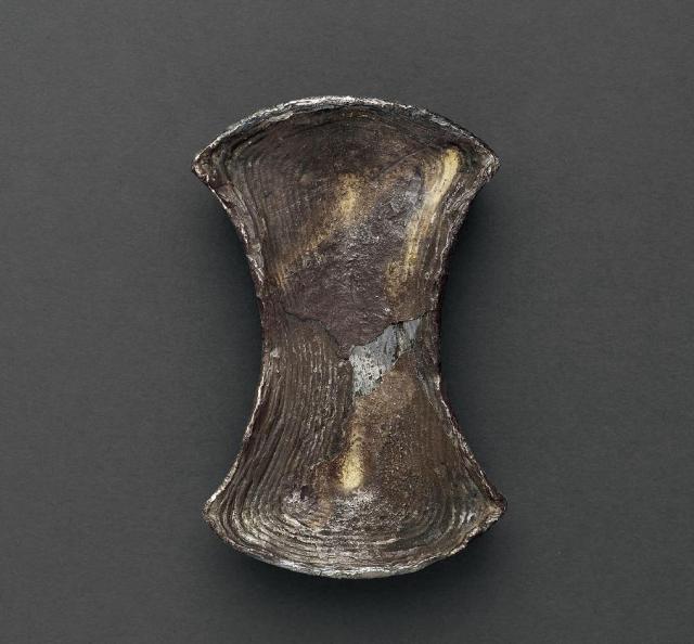 南宋素面十两银铤/GBCA AU58