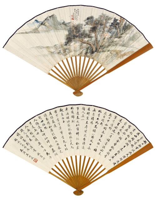 胡佩衡 秋岚晴爽  