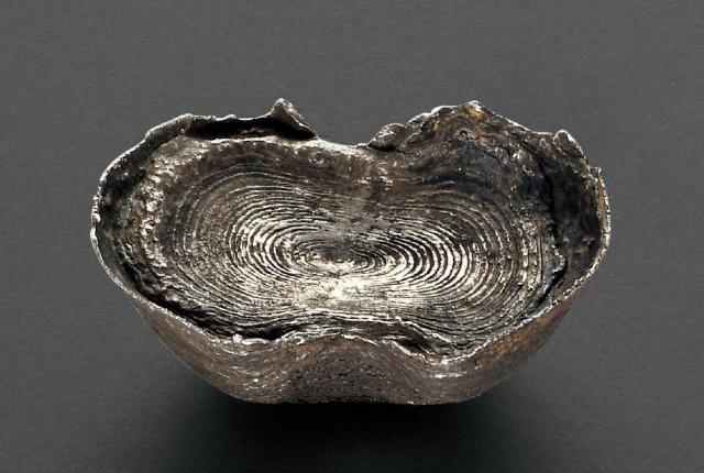 明代素面十两银锭/GBCA MS60