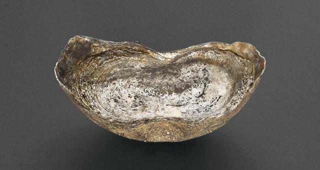 明代素面五十两银锭/GBCA MS63+